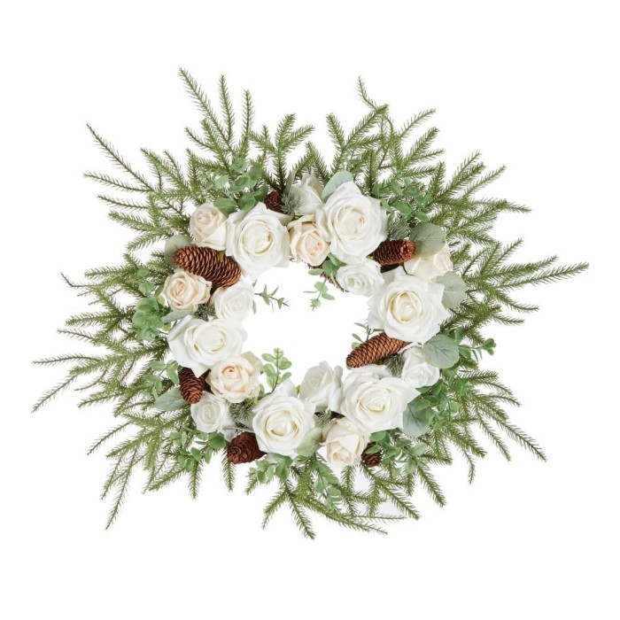 CORONA ROSE CM.80 WHITE